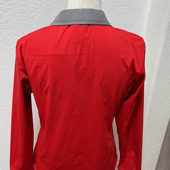 Women’s BMW Golfsport Red and Gray Jacket - Picture 4 of 8